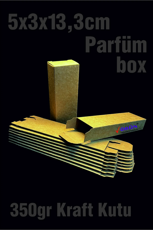 Kraft 5x3x13,3cm Parfüm Kutusu 15 Adet