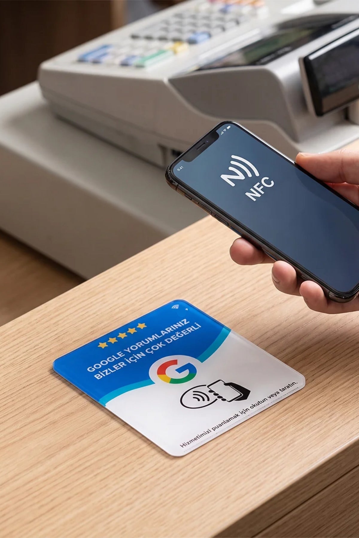 Temassız NFC Google Yorum Kartı