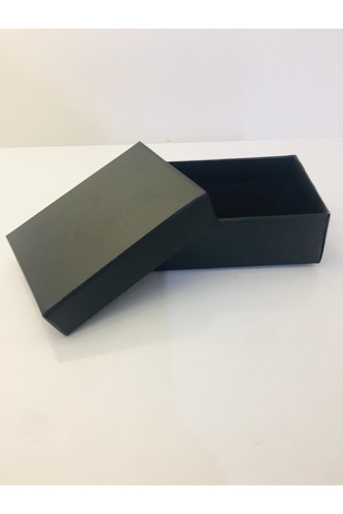 Siyah Süngerli Takı Kutusu 8x6x3 cm (24 Adet)