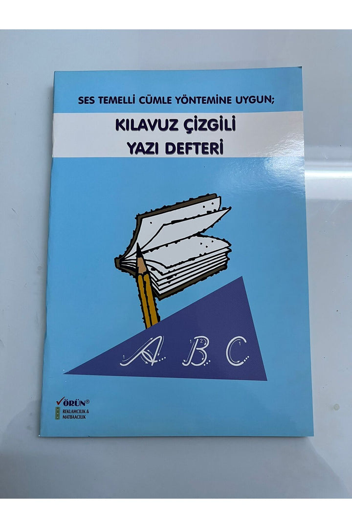 Eğik Kılavuz Çizgili Güzel Yazı Defteri (3 Adet)