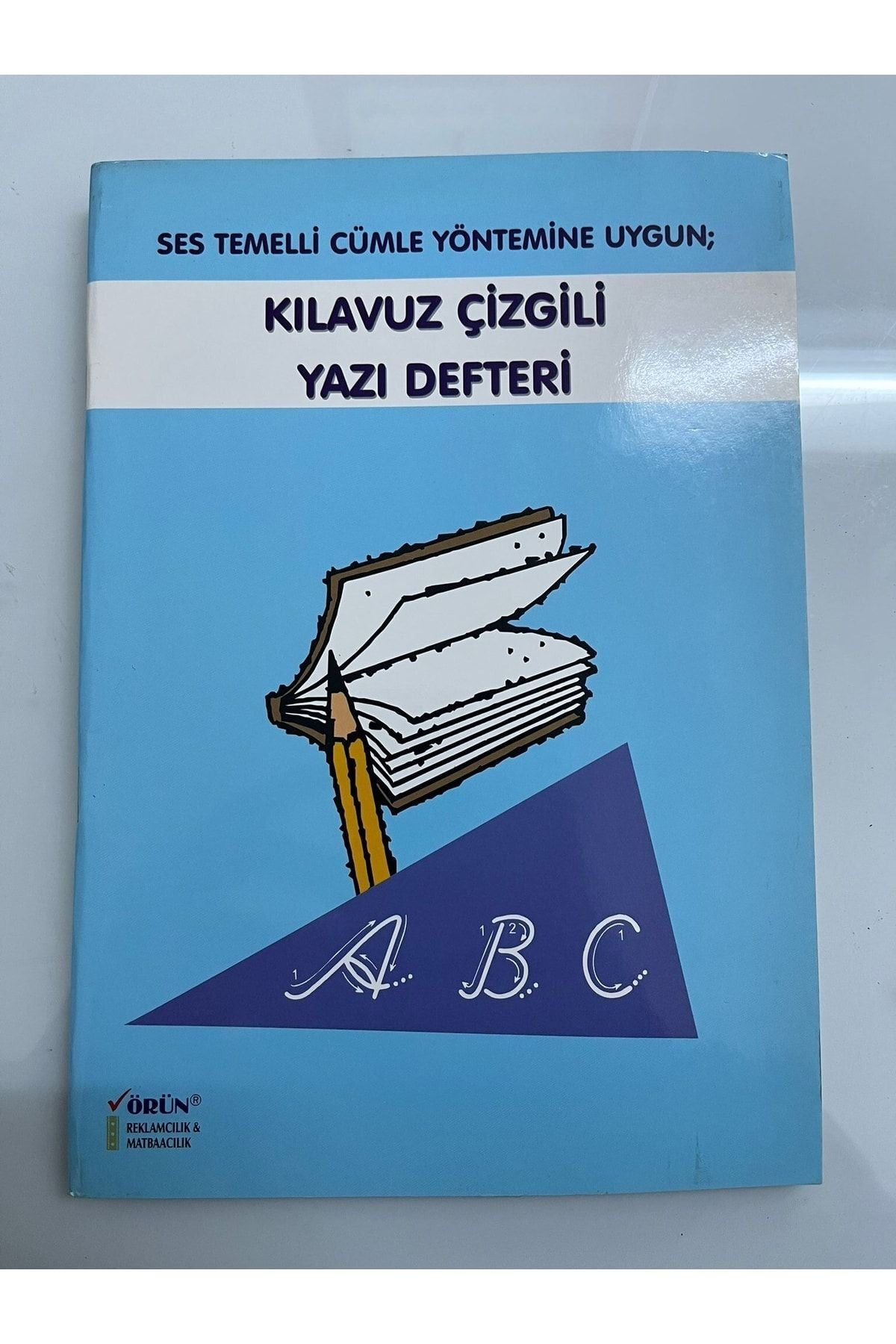 Eğik Kılavuz Çizgili Güzel Yazı Defteri (3 Adet) - Büyük Boy 21x30 cm
