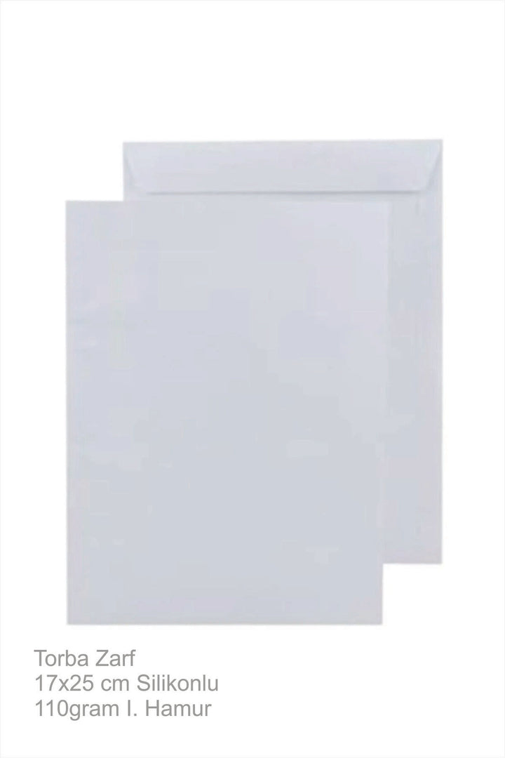 Oyal Beyaz Torba Zarf 17x25 cm Silikonlu 110 gr (100 Adet)