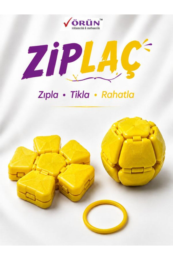 Hoplaç Zıplayan Stres Topu - Sarı