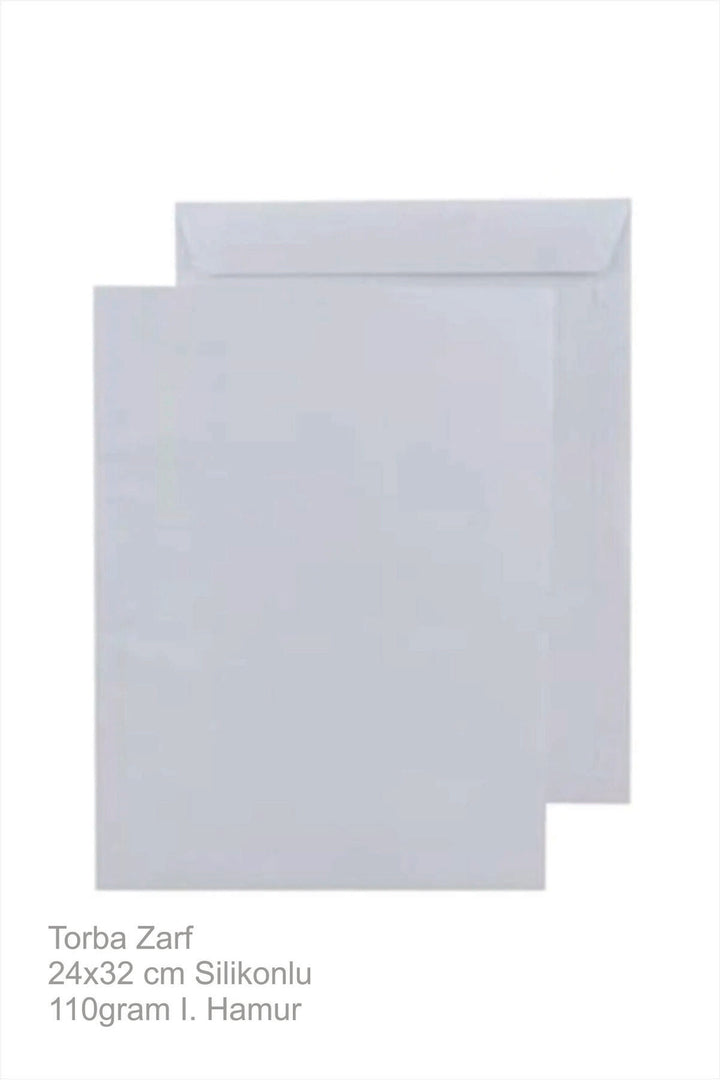 Oyal Beyaz Torba Zarf Silikonlu 110 gr (100 Adet) - 24x32 cm