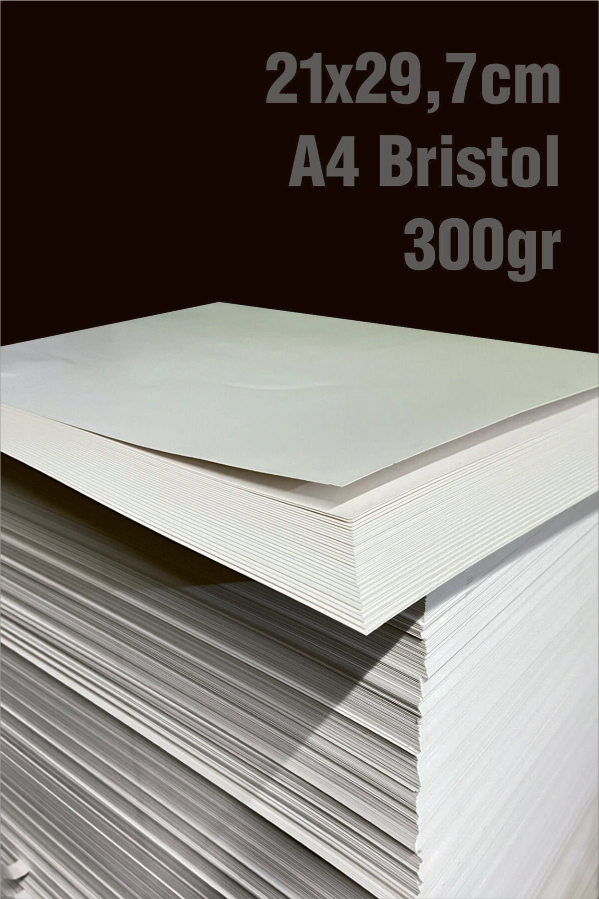 Amerikan Bristol Karton A4 300 gr (48 Adet)