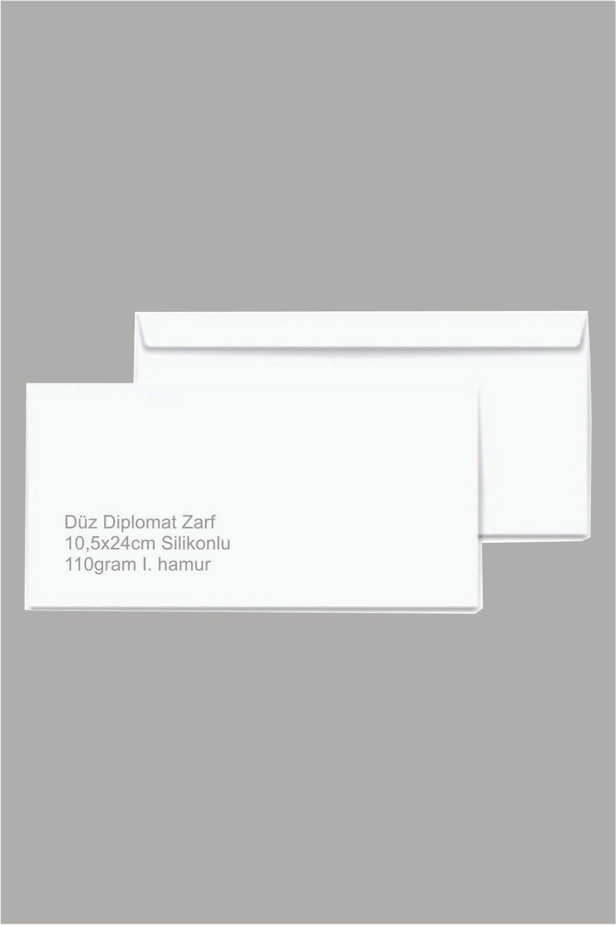 Oyal Düz Diplomat Zarf 105x240 mm 110 gr - 100 Adet
