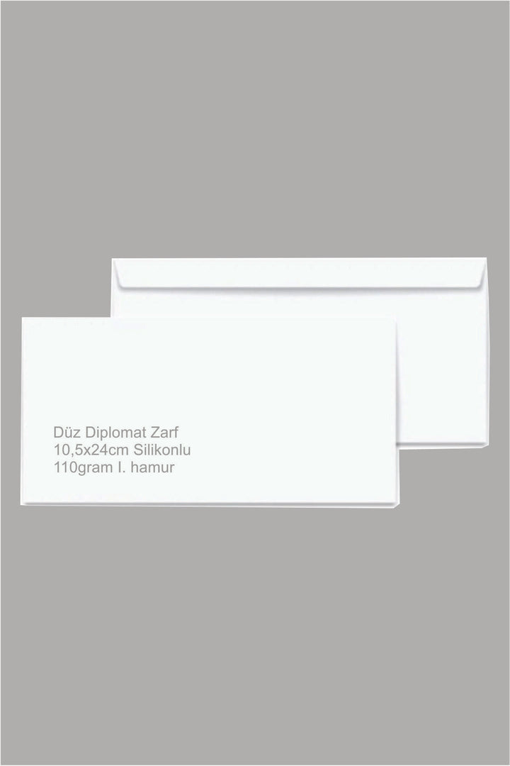 Oyal Düz Diplomat Zarf 105x240 mm 110 gr - 100 Adet