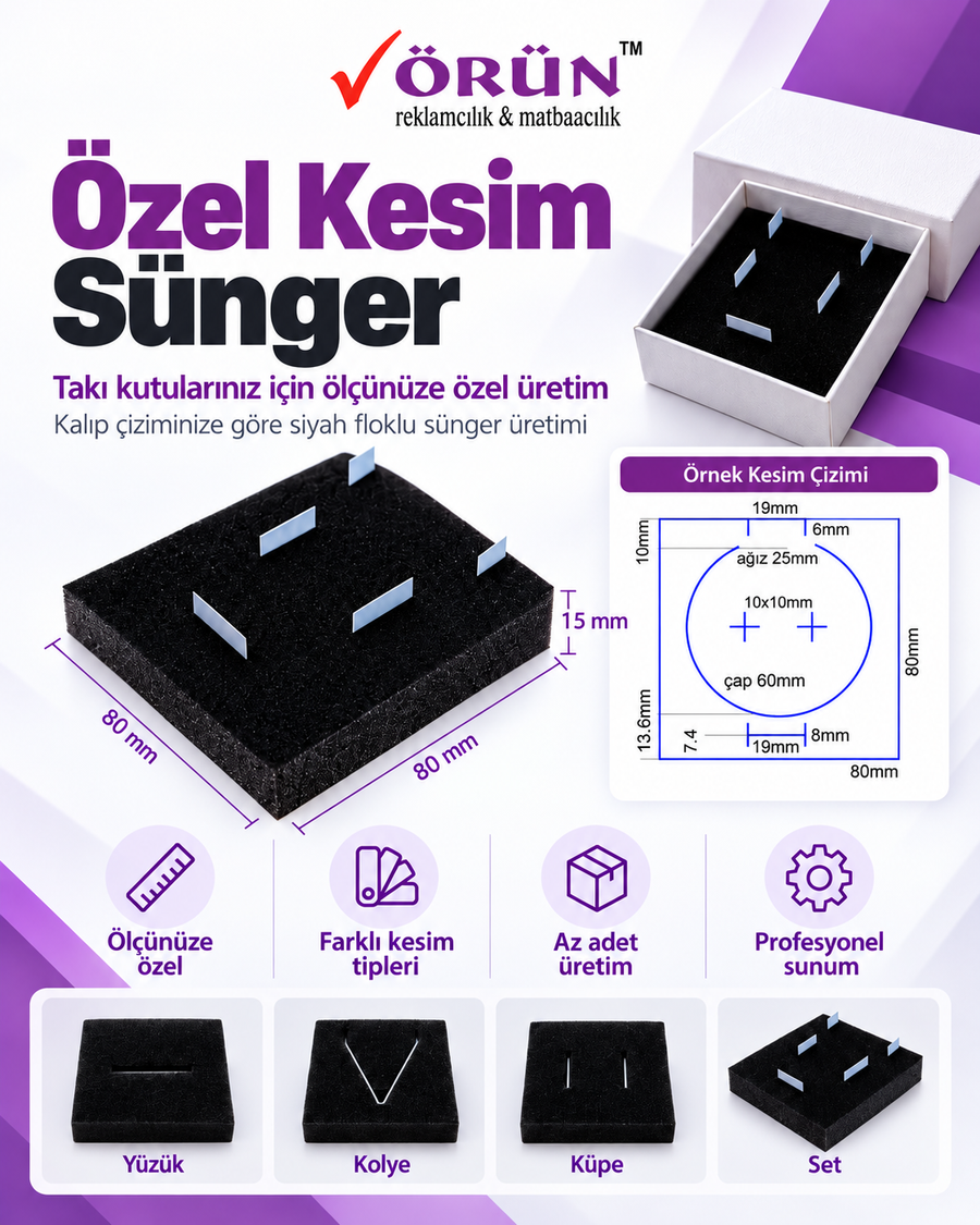 Özel kesim sünger